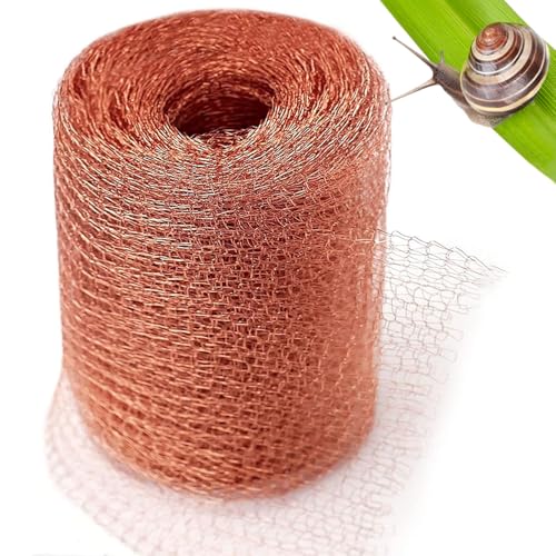 BUCOMTU Kupferband Gegen Schnecken Kupfernetz...