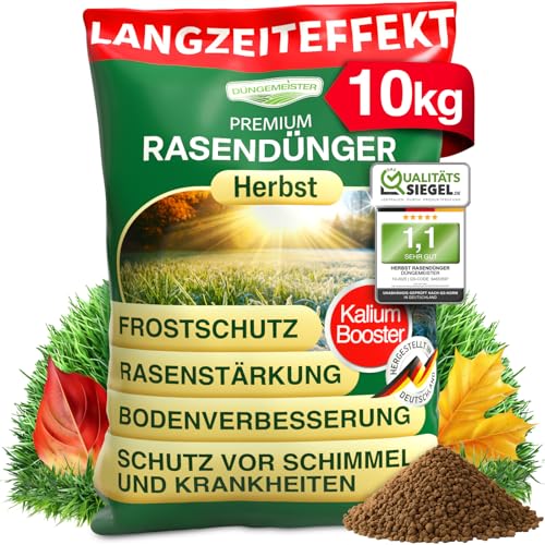 DÜNGEMEISTER Herbst Rasendünger – mit...