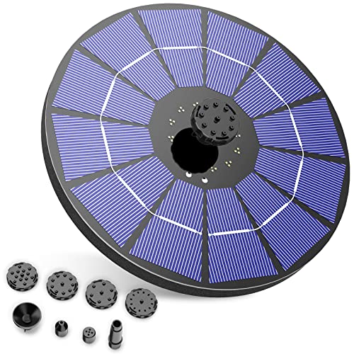 AISITIN Springbrunnen mit 3.5W Solar Panel,...