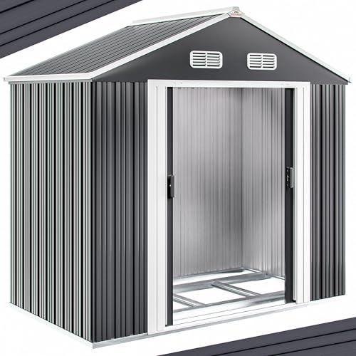 Deuba GARDEBRUK® XL Metall Gerätehaus 2m²...