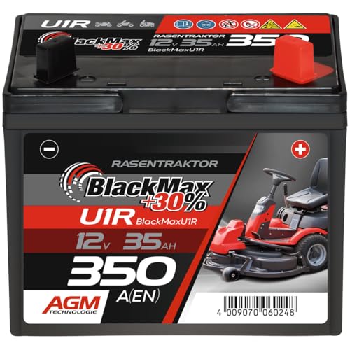 BlackMax Rasentraktor Batterie 12V 35Ah 350A...