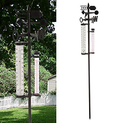 Cepewa Cepewa Gartenwetterstation, Barometer,...