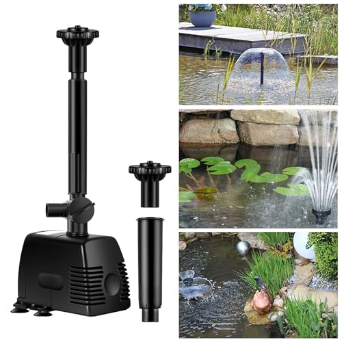 YAOBLUESEA 800L/h 16W Garten...