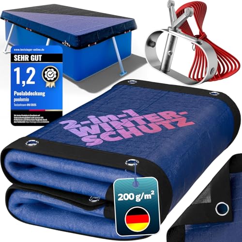 poolomio® Poolabdeckung 549 x 274 cm Intex...