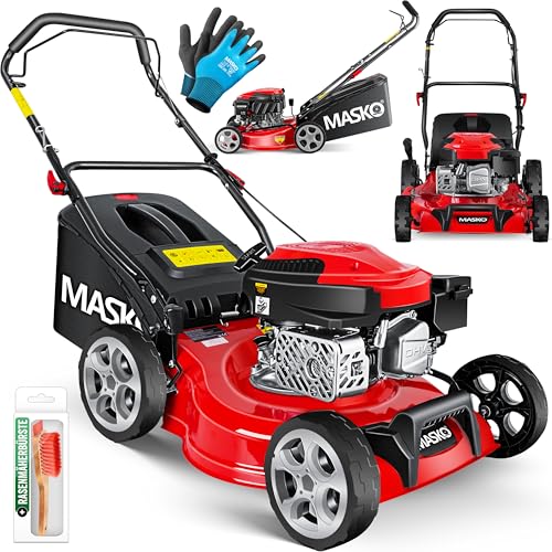 MASKO® Benzin Rasenmäher 3in1 | 42 cm...