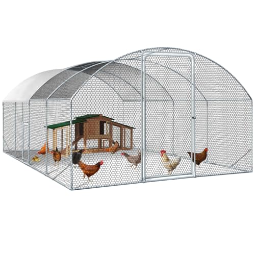 IDMarket - Gehege Hühnerstall Kuppel 15 m²...