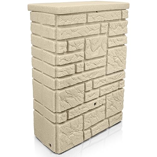 YourCasa Regentonne 300 Liter [StoneRain] mit...