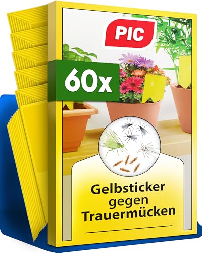 PIC Gelbsticker Trauermücken - 60x...