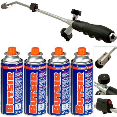 DEUBA® Unkrautbrenner inkl. 4...