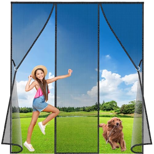 Luxvix Fliegengitter Doppeltür, 165x200 cm...