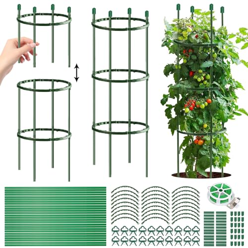 Tomaten Rankhilfe, 141 PCS Gurken Rankhilfe...