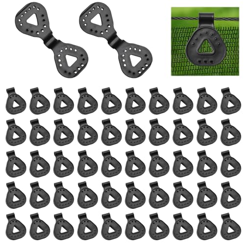 MOROBOR Schattentuch-Kunststoff-Clips, 50...
