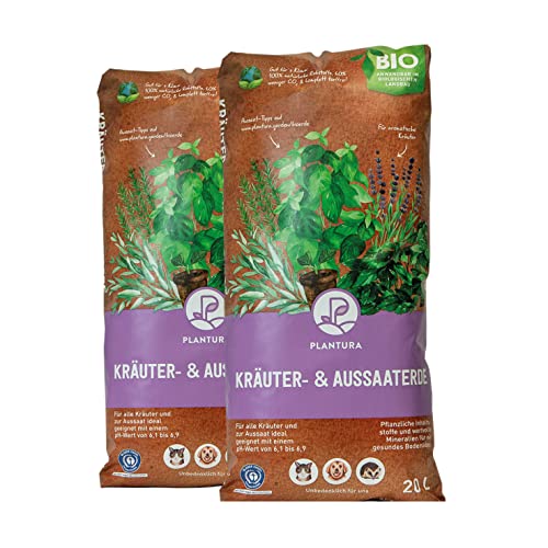 Plantura Bio-Kräuter- & Aussaaterde,...