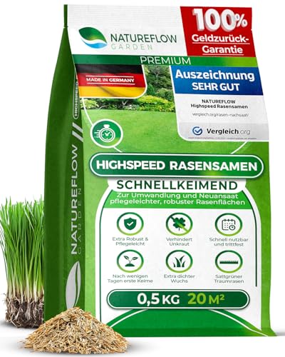 Rasensamen schnellkeimend Frühjahr 0,5kg...