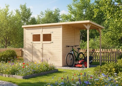 Alpholz Gerätehaus Mollie Plus 395x199 cm...