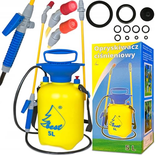 Drucksprüher 5L mit 2 Düsen –...
