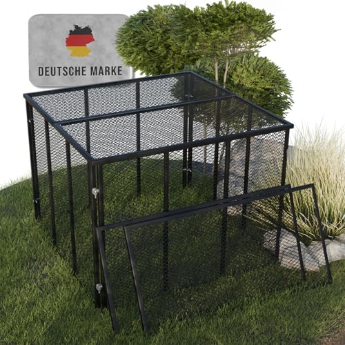 Heimfleiss® Komposter Garten 100x100x75 cm +...