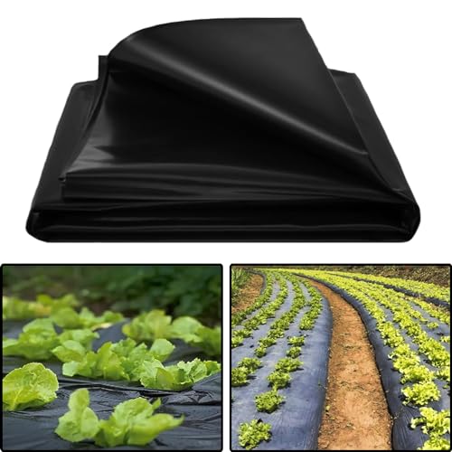 Hochbeetfolie, 2 x 6 m Teichfolie, Schwarz...