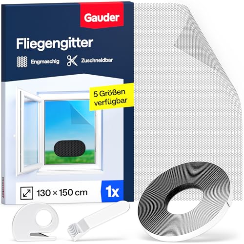 GAUDER Fliegengitter für Fenster -...