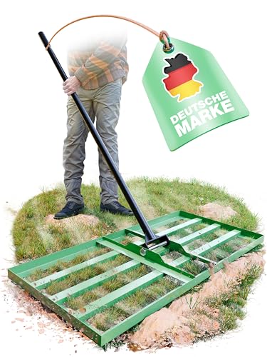 SMABIX® Rasen Rakel [mit abgerundeten...