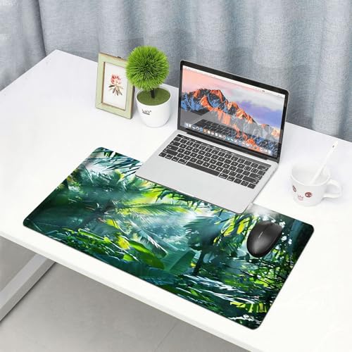 QRFASFZO Großes Gaming-Mauspad mit genähten...