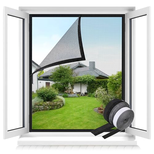 MLEJU Fliegengitter Fenster mit Innovativer...