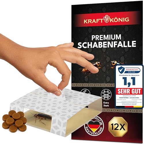 KRAFTKÖNIG Premium Schabenfalle - 12x...