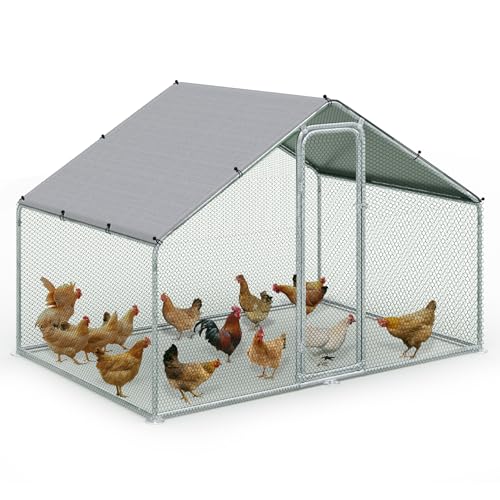 VOUNOT® Hühnerstall 6m², Hühnerhaus aus...