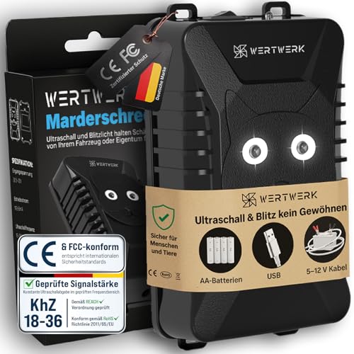 WERTWERK® Marderschreck Auto...