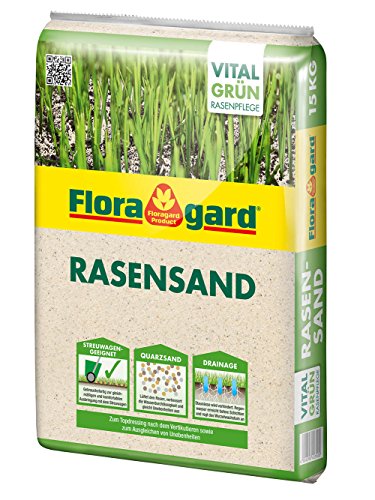 Floragard Rasen-Sand 15 kg für 10 m² •...