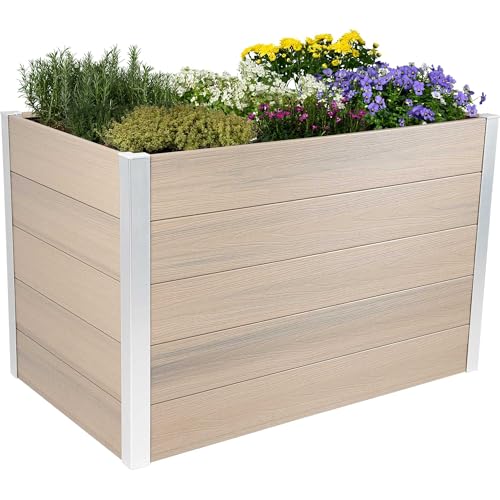 dobar® XL WPC-Hochbeet für den Garten als...