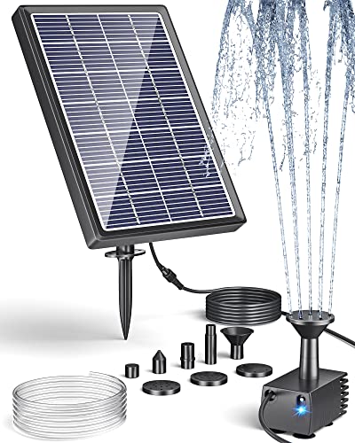 Biling Solar Springbrunnen für Außen mit...