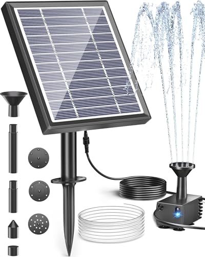 Biling Solar Springbrunnen für außen, 2.5W...