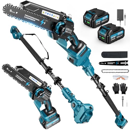 2-in-1 Mini Kettensäge 8 Zoll mit...