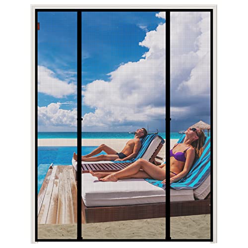 WochiTV Fliegengitter Tür Magnet 190 x 222cm...