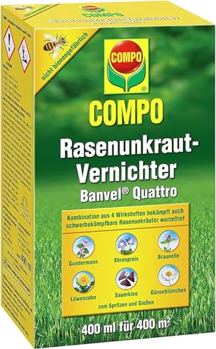 COMPO Rasenunkraut-Vernichter Banvel Quattro,...