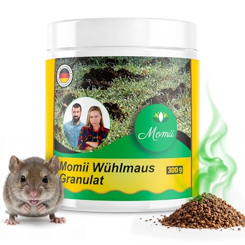 Momii Wühlmaus Granulat 300 g – Effektive...