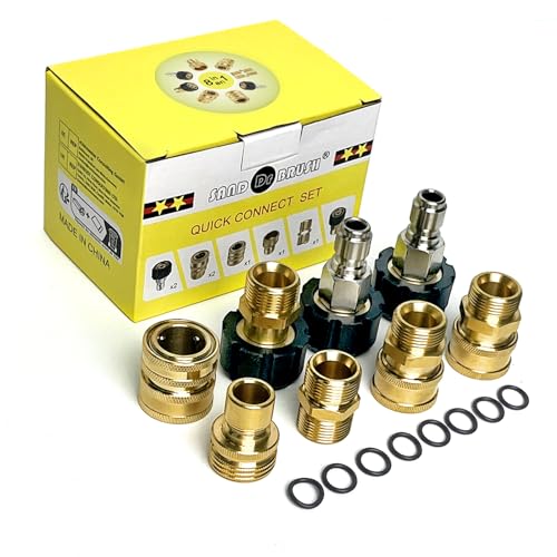 Hochdruckreiniger Adapter Set 8pcs...