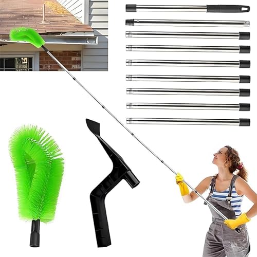 390cm Dachrinnenreiniger Dachrinnenbürste...