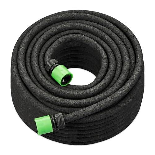 Relaxdays Tropfschlauch, 50 m, Perlschlauch...