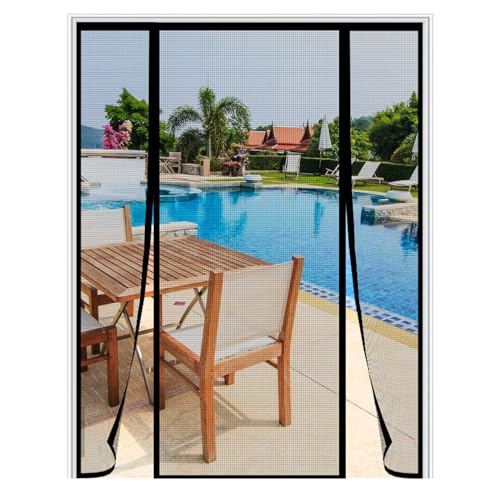 LXHFSH Magnet Fliegengitter Tür 120x210cm...