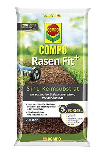 COMPO Rasen Fit+, 5 in 1 Keimsubstrat, Für...