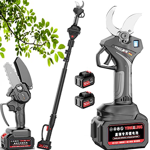 TURKAS Elektrische Gartenschere Teleskop,...