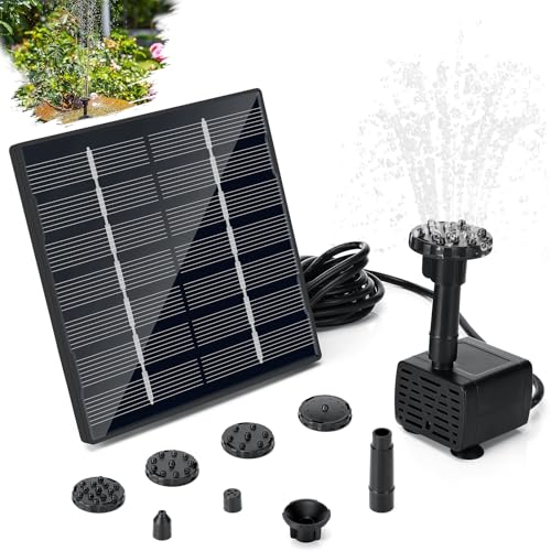 Sprifityy Teichpumpe solar 1.5W,Solar...