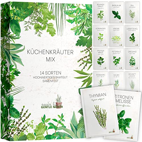 Kräuter Samen Set - 14 Kräutersamen Sorten...