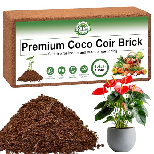 Halatool 9L kokoserde für Pflanzen，Erde...