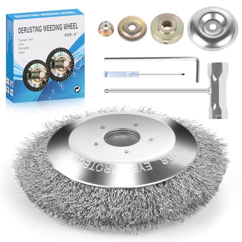 HIULLEN Unkrautbürste Freischneider, 25.4mm...