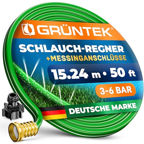 GRÜNTEK Schlauch-Regner, Sprühschlauch,...