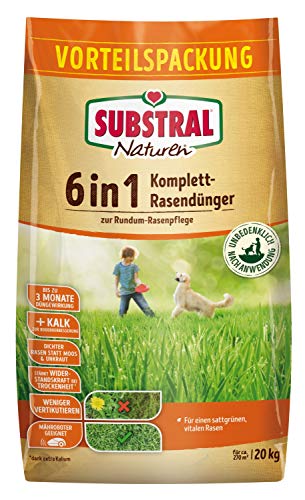 Substral Naturen 6in1 Komplett Rasendünger,...