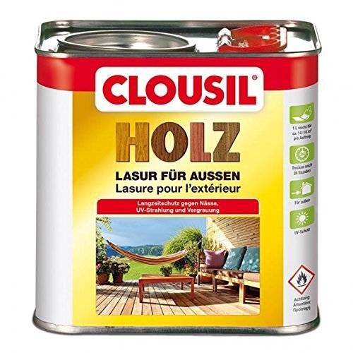 CLOUsil Holzlasur Holzschutzlasur für außen...